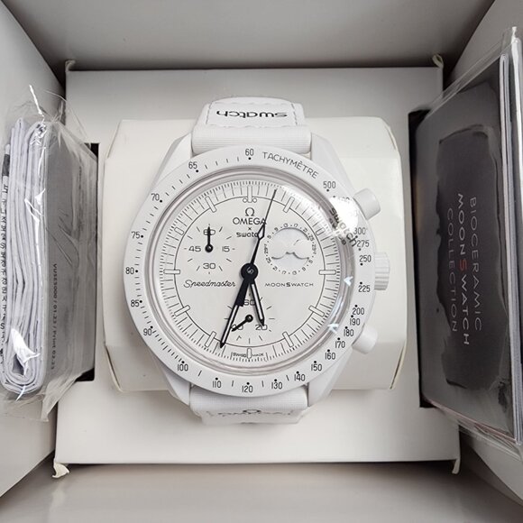 Swatch X Omega Bioceramic Moonswatch Mission To The Moonphase - FULL MOON